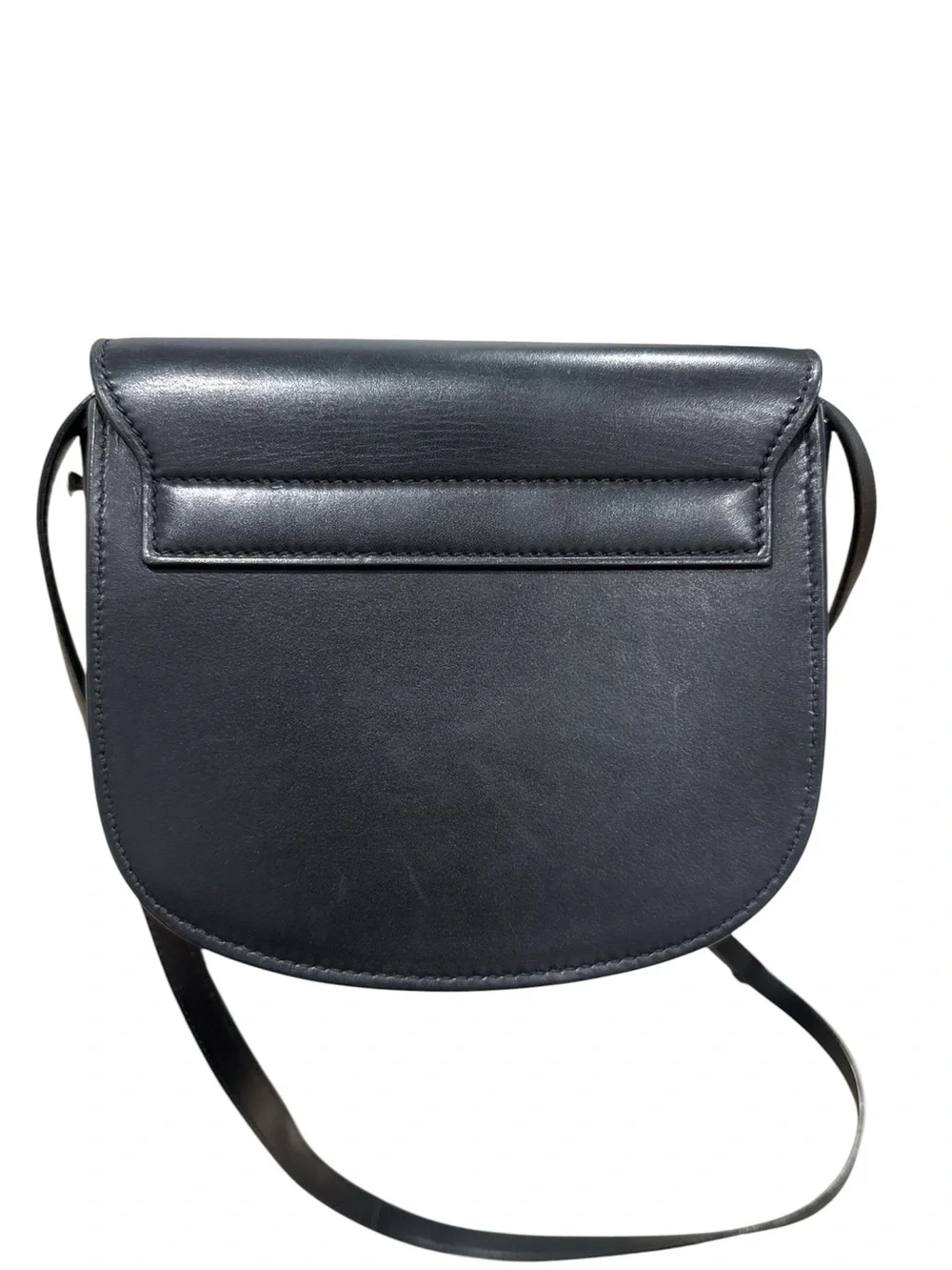 Saint Laurent Black Leather YSL Logo Crossbody - Picture 3 of 10